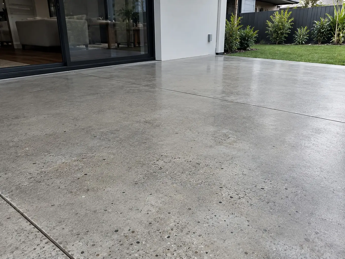 Honed Concrete project by our Cairns crew