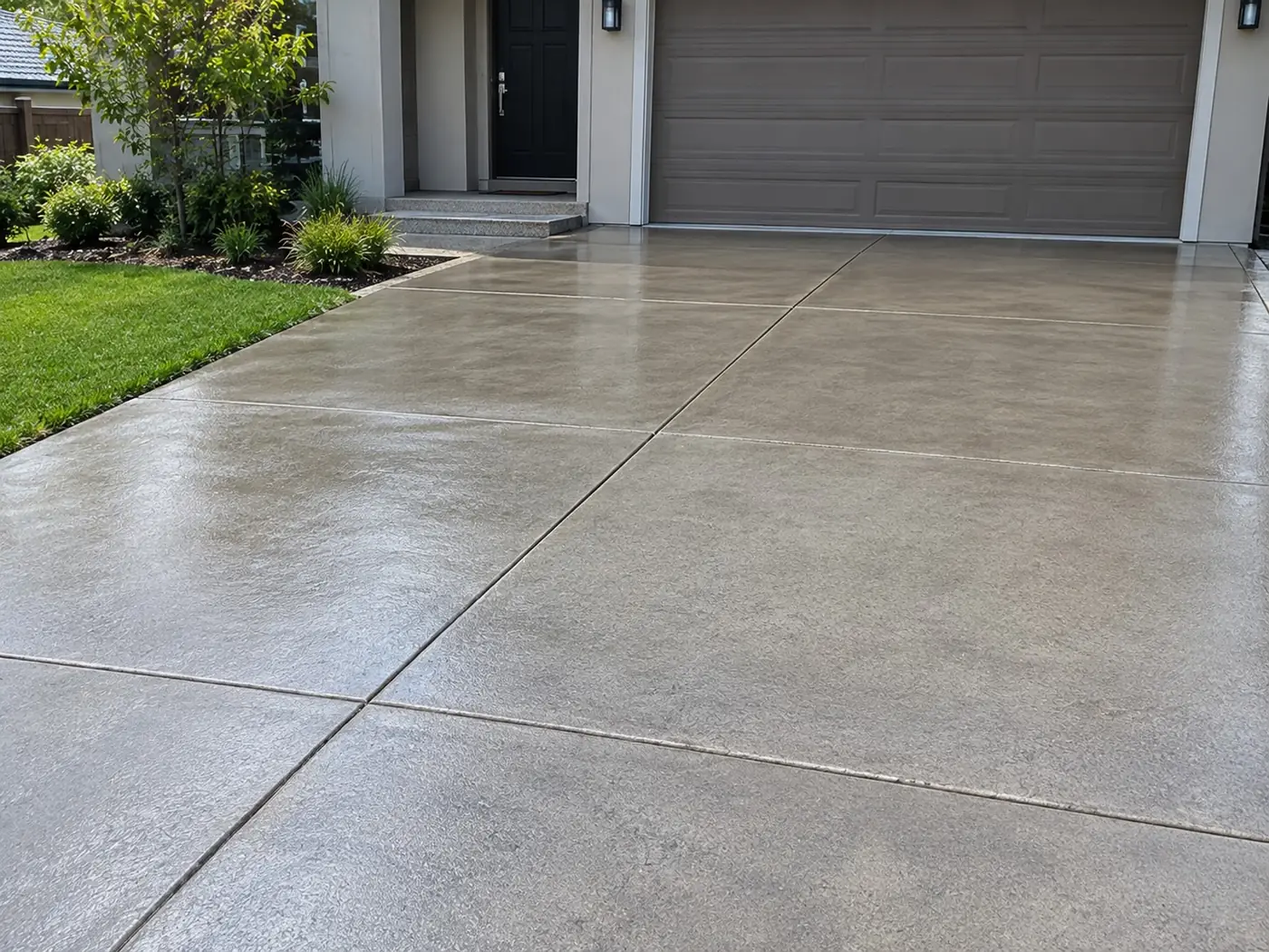 Concrete driveway in Holloways Beach, Cairns