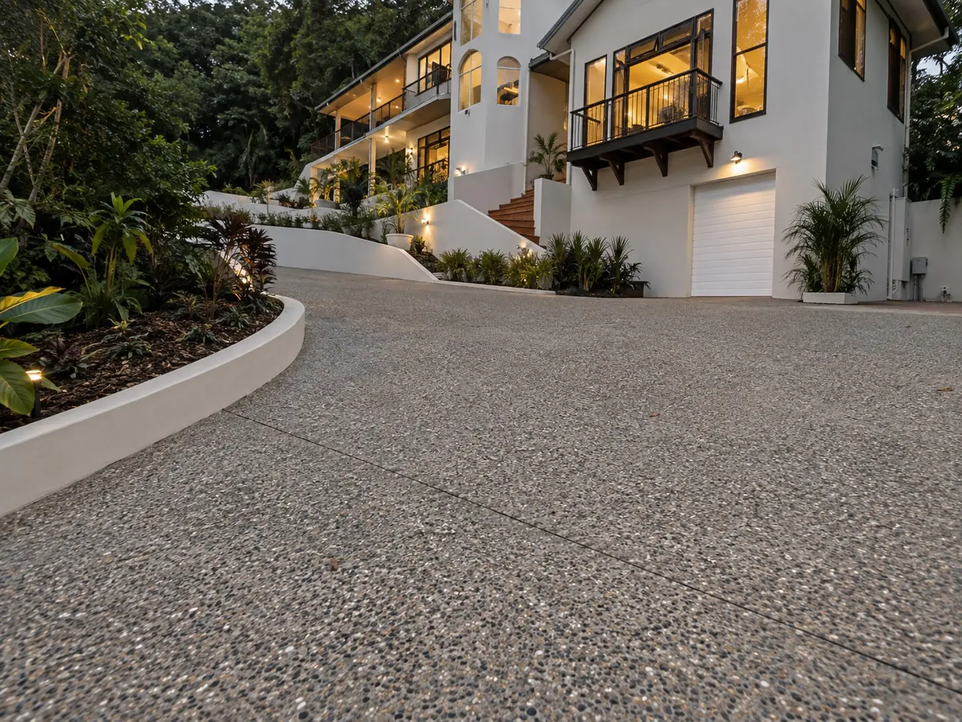 Exposed Aggregate project by our Cairns crew